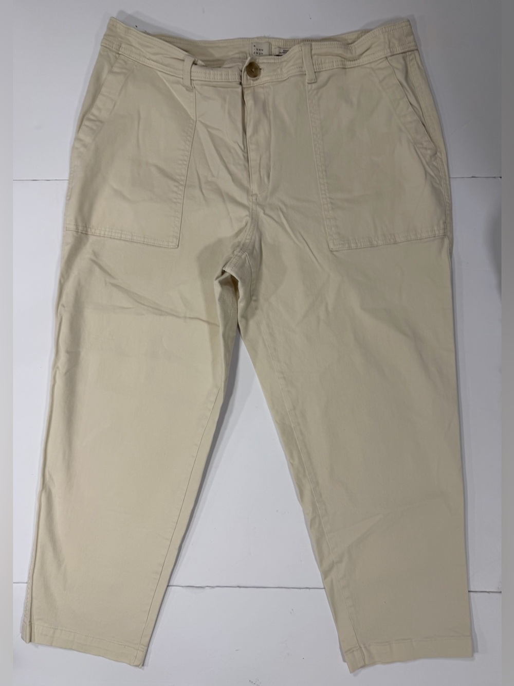 a new day women’s  Off-White Cotton Chinos
